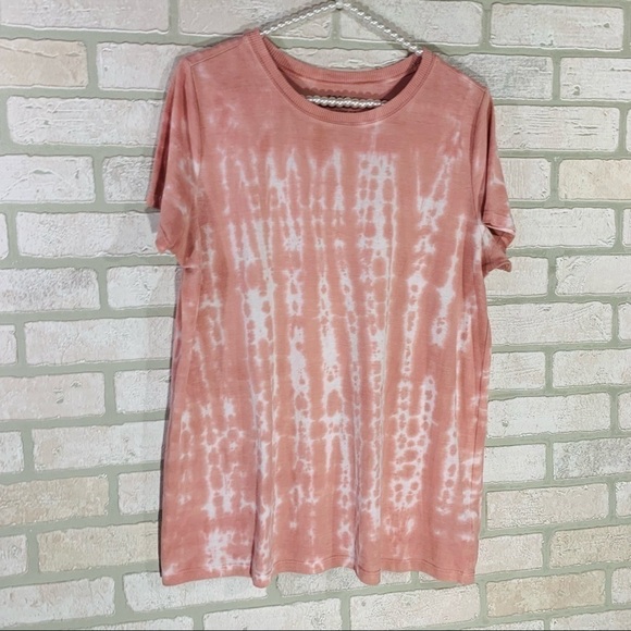 Torrid Vintage Short Sleeve Tee in Tie Dye Dusty Rose Size 00 - Picture 6 of 11